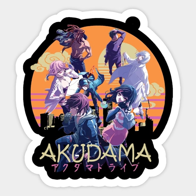 Akudama Retro Sticker by AliZaidzjzx